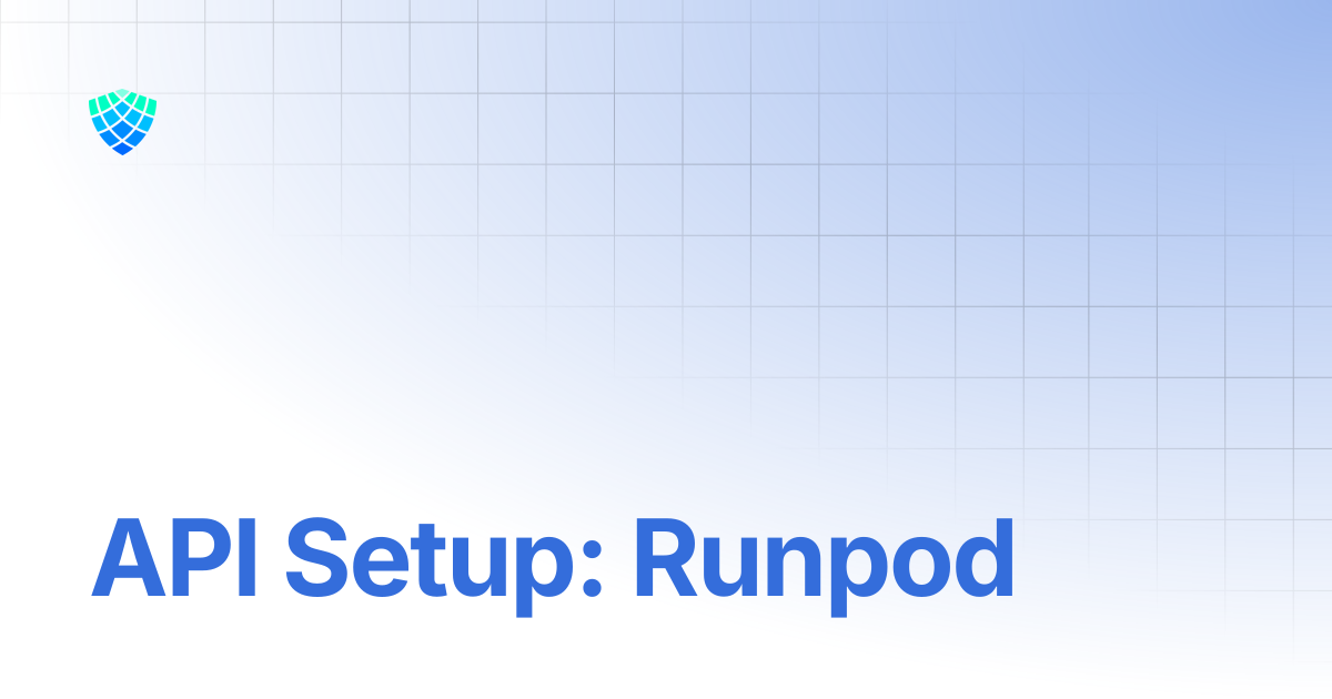 API Setup: Runpod | Strong Docs
